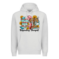 Dove Grey respiratory therapist western Premium Hoodie - OliviaCreatesArt