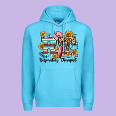 Respiratory Therapist Western Premium Hoodie Designed By Oliviacreatesart