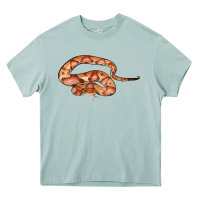 Arona Copperhead Snake Illustrations Heavy Core Tee - LillyAllenDesigns
