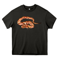 Asphalt Copperhead Snake Illustrations Heavy Core Tee - LillyAllenDesigns