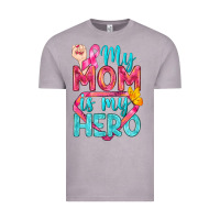 Vintage Zinc My Mom Is My Hero Breast Cancer Vintage Tee - BundleAndBundleShop