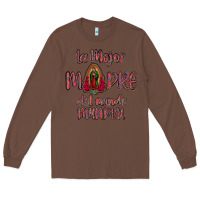 Chestnut La mejor Madre Del Mundo Mundial Long Sleeve Tee - Bettercallsaul
