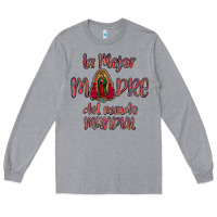 Heather Grey La mejor Madre Del Mundo Mundial Long Sleeve Tee - Bettercallsaul