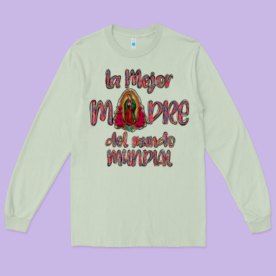 La Mejor Madre Del Mundo Mundial Long Sleeve Tee Designed By Bettercallsaul