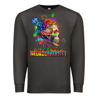 Smoke Embrace neurodiversity Premium Sweatshirt - FaDigitalArtStudio
