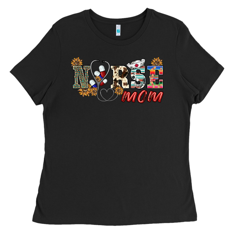 Western Nurse Mom Ladies Tee by BarkalooDesign | Teevron