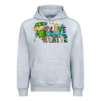 Heather Grey LIve Christmas Latte Urban Hoodie - CowhideDigitalArt