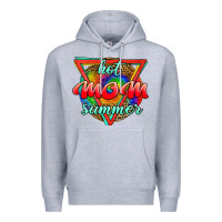 Heather Grey hot mom summer Premium Hoodie - JahusDesignShop