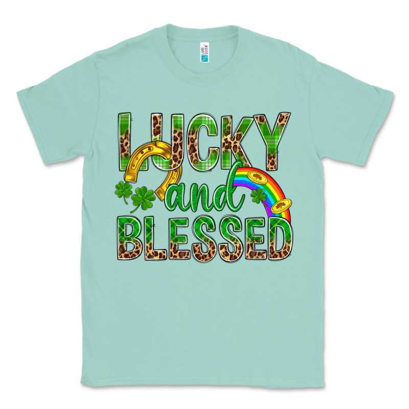 Lucky And Blessed St Patricks Classic Tee by BundleAndBundleShop | Teevron