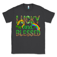 Smoke Lucky And Blessed St Patricks Classic Tee - BundleAndBundleShop