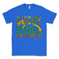 True Royal Lucky And Blessed St Patricks Classic Tee - BundleAndBundleShop