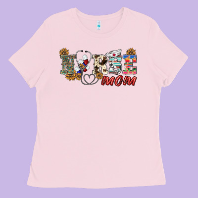 Western Nurse Mom Ladies Tee Designed By Barkaloodesign