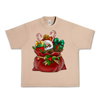 Burro christmas santa claus bag Urban Heavy Tee - BundleAndBundleShop