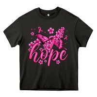 Asphalt hope breast cancer butterfly Heavy Core Tee - Jasminsmagicworld