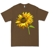 Cacao sunflower Premium Tee - LillyAllenDesigns