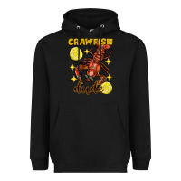 Black Mardi Gras Crawfish dude Heavyweight Hoodie - FaDigitalArtStudio
