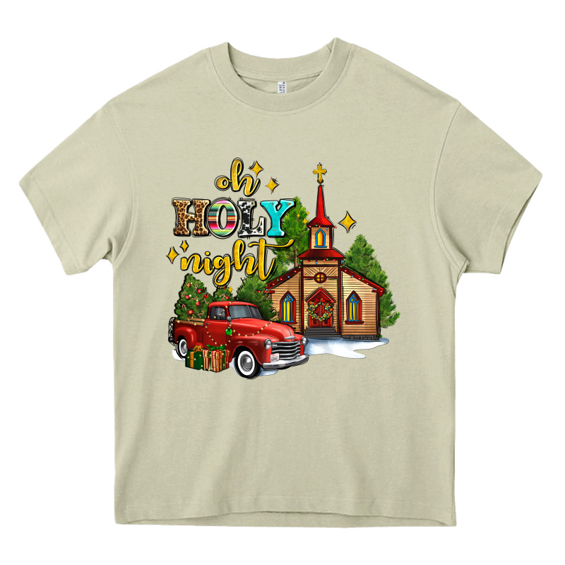 The Church  Holy Night Western Truck Heavy Core Tee by AdoDesignShop | Teevron