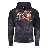 Cloud Black cafecito y chisme coffee cups Vintage Hoodie - MaliasSmallBusiness