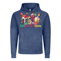 Vintage Denim cafecito y chisme coffee cups Vintage Hoodie - MaliasSmallBusiness