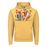 Vintage Mustard cafecito y chisme coffee cups Vintage Hoodie - MaliasSmallBusiness