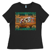 Black western nurse glitter leopard sunflowers Ladies Tee - BarkalooDesign