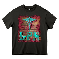 Asphalt licensed practical nurse medical symbol  background Heavy Core Tee - BarkalooDesign