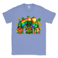 Colony Blue st. patricks  gnomies with rainbow Classic Tee - BundleAndBundleShop