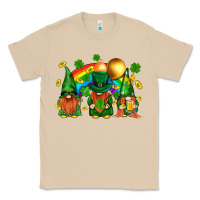 Mushroom st. patricks  gnomies with rainbow Classic Tee - BundleAndBundleShop