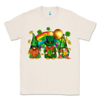 Natural st. patricks  gnomies with rainbow Classic Tee - BundleAndBundleShop