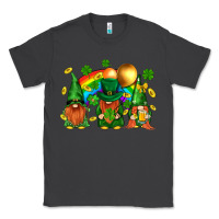 Smoke st. patricks  gnomies with rainbow Classic Tee - BundleAndBundleShop