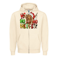 Sandshell ho ho ho heifer Zipper Hoodie - CowGirlArtShop