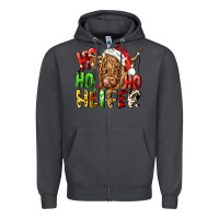 Smoke ho ho ho heifer Zipper Hoodie - CowGirlArtShop