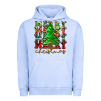 Pigment Grape Ice Merry Christmas Tree Urban Hoodie - CowhideDigitalArt