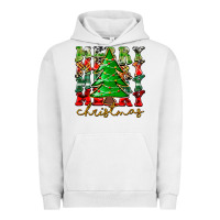 Pigment Lunar Rock Merry Christmas Tree Urban Hoodie - CowhideDigitalArt