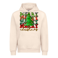 Sandshell Merry Christmas Tree Urban Hoodie - CowhideDigitalArt