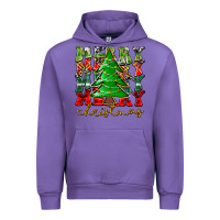Tulip Merry Christmas Tree Urban Hoodie - CowhideDigitalArt