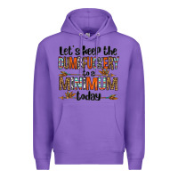 Purple let's keep the dumbfuckery to a minimum today olivia Premium Hoodie - OliviaCreatesArt