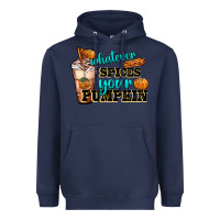 Navy whatever spice your pumpkin coffee cup Heavyweight Hoodie - FaDigitalArtStudio