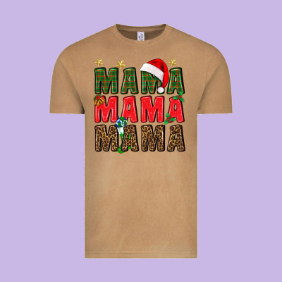 Christmas Mama Vintage Tee Designed By Bundleandbundleshop