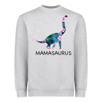 Heather Grey Mamasaurus Dinosaur Heavyweight Sweatshirt - Bettercallsaul