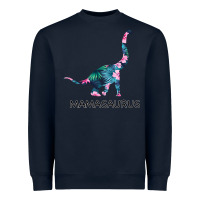 Navy Mamasaurus Dinosaur Heavyweight Sweatshirt - Bettercallsaul