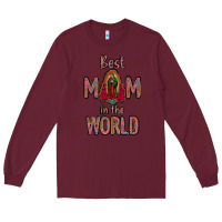 Burgundy Best Mom in the World Long Sleeve Tee - Bettercallsaul