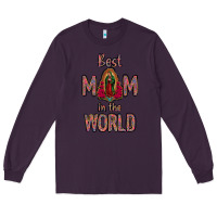 Plum Best Mom in the World Long Sleeve Tee - Bettercallsaul