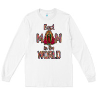White Best Mom in the World Long Sleeve Tee - Bettercallsaul