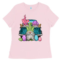 Easter Gnomes Farm Truck Ladies Tee | Teevron