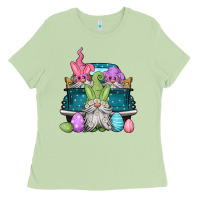Matcha easter gnomes farm truck Ladies Tee - Jasminsmagicworld