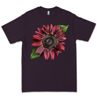 Plum chocolate sunflower Premium Tee - LillyAllenDesigns