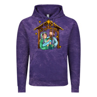 Cloud Purple jesus newborn oh holy night Vintage Hoodie - MaliasSmallBusiness
