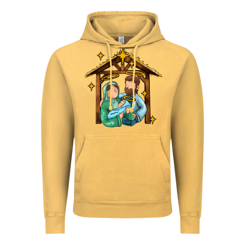 Jesus Newborn Oh Holy Night Vintage Hoodie by MaliasSmallBusiness | Teevron