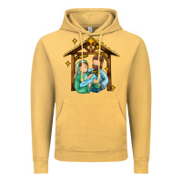 Vintage Mustard jesus newborn oh holy night Vintage Hoodie - MaliasSmallBusiness